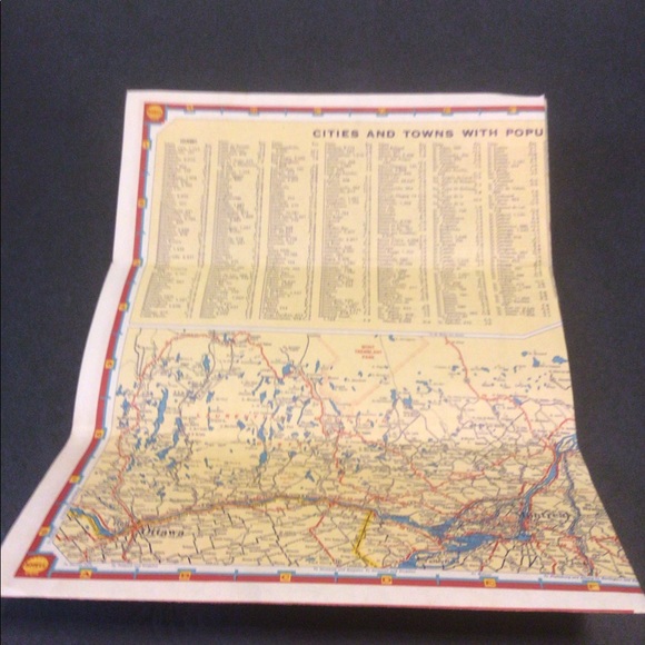 1950’s Shell Vermont, New Hampshire Road Map - Picture 3 of 4